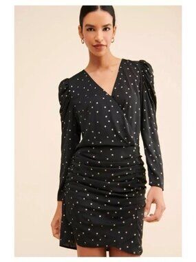 Anthropologie Current Air Dew Drop Star Mini Dress - Medium